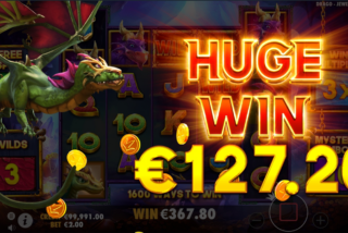 Big win in the Drago - Jewels of Fortune slot
