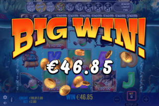 Big win in the Free Spins bonus