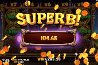 Big win in the Goblin Heist: Power Nudge slot machine