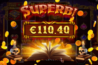 Big win in the Magician's Secrets slot