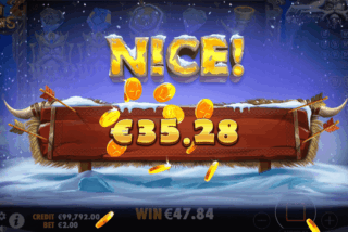 Big win in the North Guardians slot