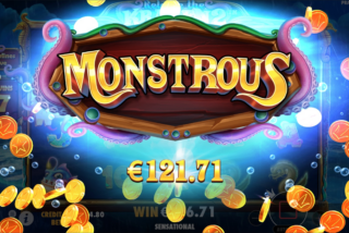 Big win in the Release the Kraken slot