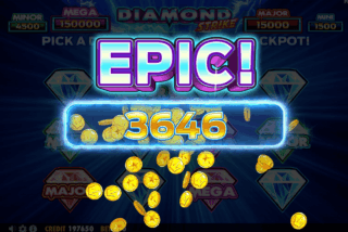 Epic win in the Diamond Strike slot