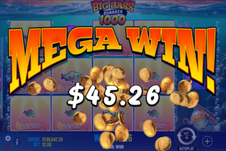 Fish symbol rewards the usual payline wins in the base game