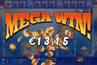 Mega win in the bonus feature