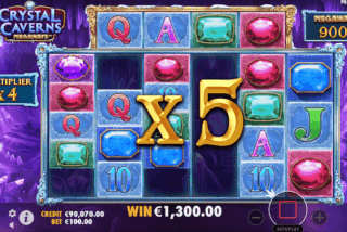 Multiplier increases after each cascade