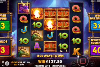 Mystery symbol turns into a random paying symbol in the Free Spins bonus round