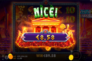 Nice win in the Zeus vs Hades: Gods of War