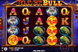 Players can collect Money symbols to get additional free spins thanks to the Free Spins progressive feature