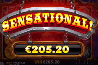 Sensational win in the Black Bull slot