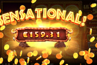 Sensational win in The Ultimate 5 slot