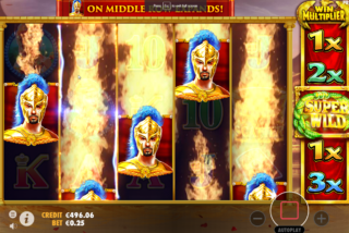 Super Wilds feature triggers extra Wilds respin on all reels