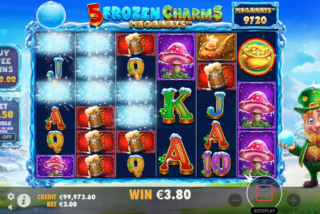 Win in the 5 Frozen Charms Megaways slot machine