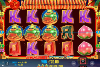 Win in the base game