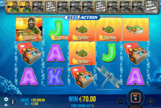 Win in the Free Spins feature
