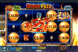 Win in the Free Spins feature