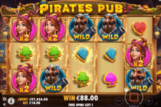 Win in the Free Spins feature