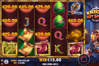 Win in the Free Spins feature