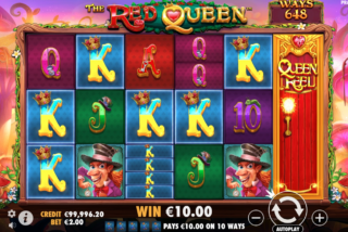 Win in The Red Queen slot machine